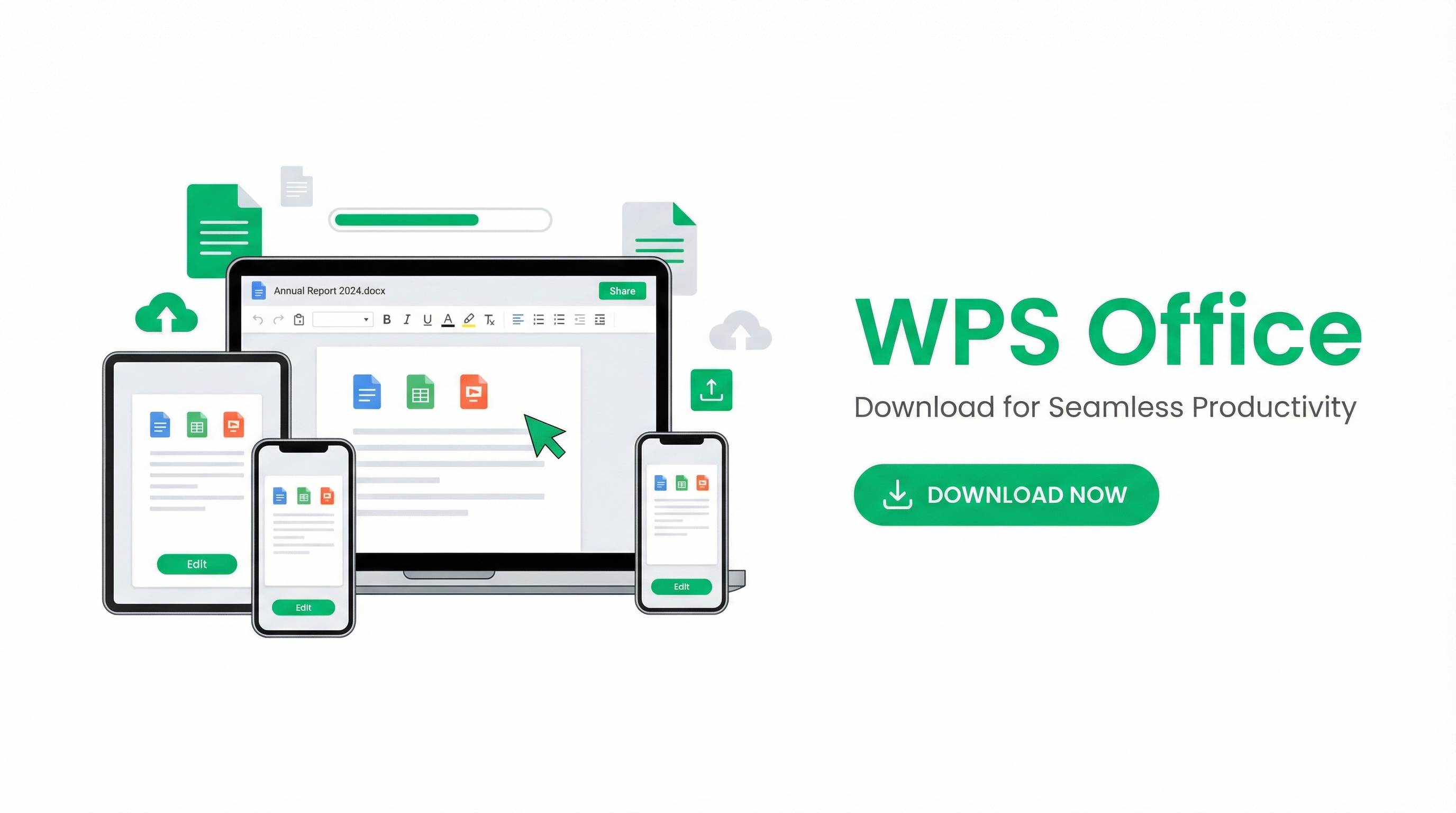 Wps office 下载中文版多平台界面展示